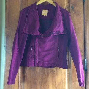 Tamara maroon blazer